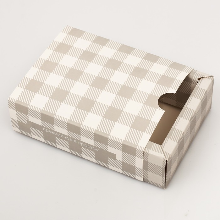 Складная коробка «Прекрасное в простом», 12,6 х 10,2 х 4 см