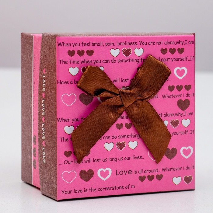 Коробка подарочная 9 х 9 х 6 см