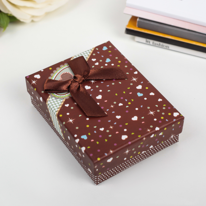 Коробка подарочная 7 х 9 х 2,5 см