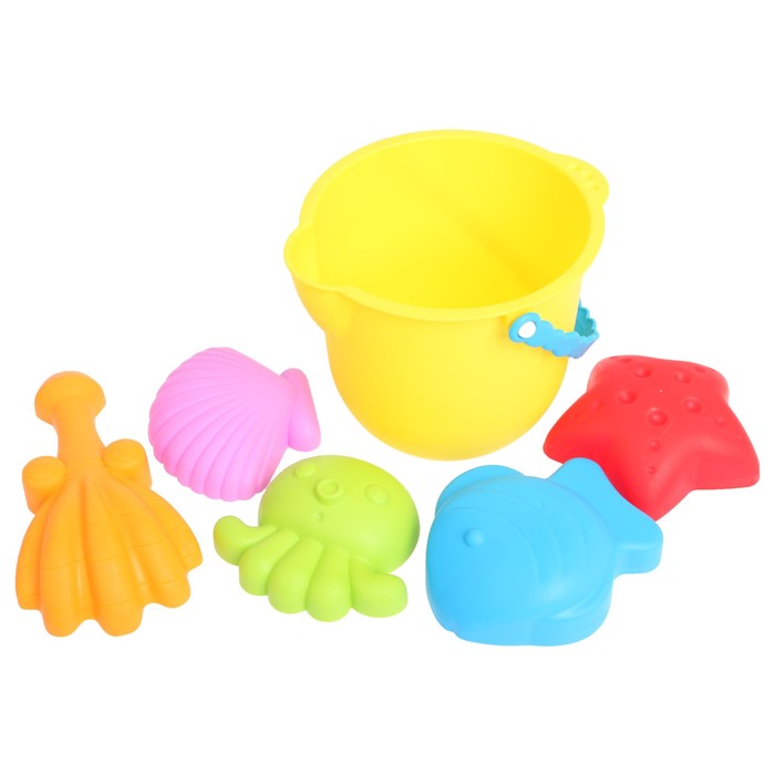 Песочный набор "Песочные приключения", 6 предметов, МИКС
