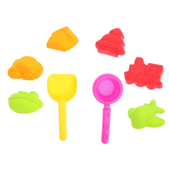 Песочный набор "Песочные игры", 8 предметов, МИКС