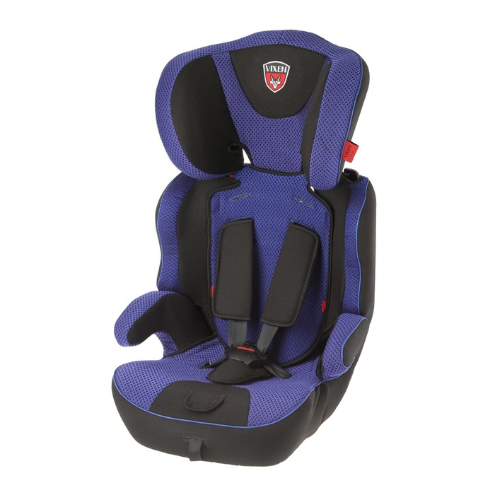 Автокресло-бустер «Лазурит Mini», группа 1-2-3, цвет синий/чёрный