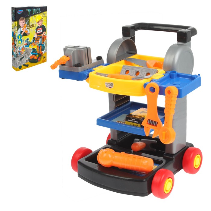 Набор инструментов "Золотые ручки", 62 предмета, световые эффекты