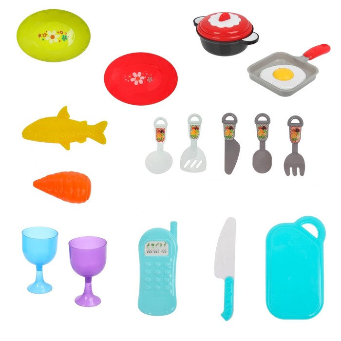 Игровой модуль кухня «Шеф-повар», 18 предметов