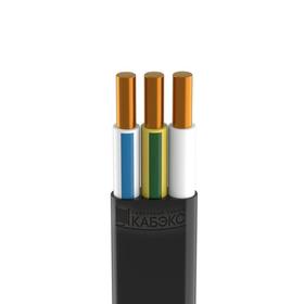 

Кабель "Кабэкс", ВВГ-Пнг(А)-LS, 3х6 мм2, бухта 10 м, черный
