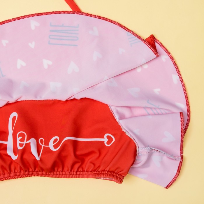 Купальник детский KAFTAN "Love" рост 98-104 (30) см, 3-4 года, 100% ПЭ