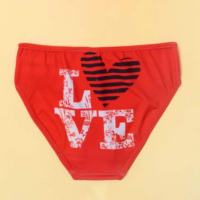 Купальник детский KAFTAN "Love" рост 98-104 (30) см, 3-4 года, 100% ПЭ