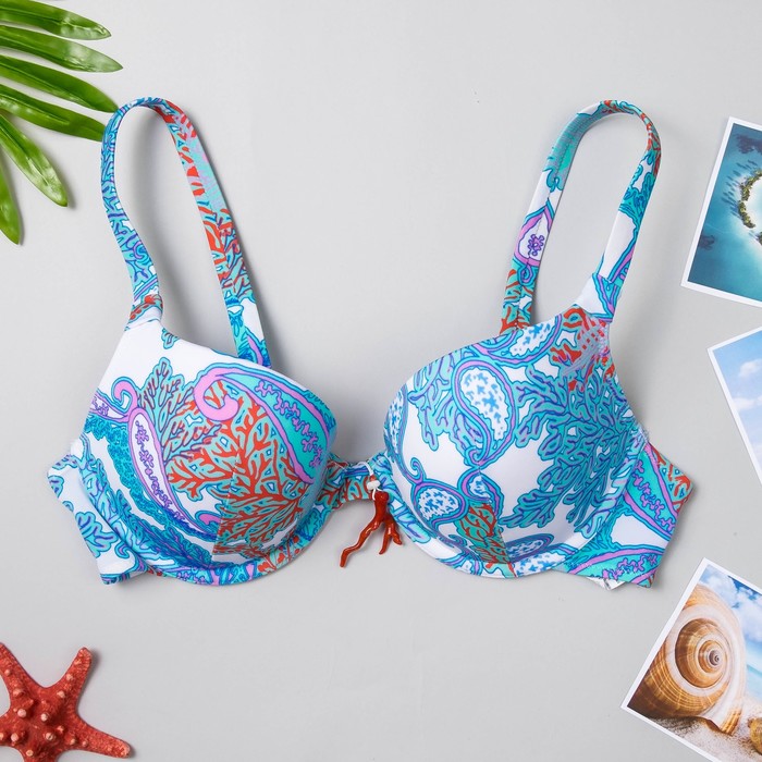 Бюстгальтер купальный женский FIJI SB1009 цвет голубой, р-р 75C