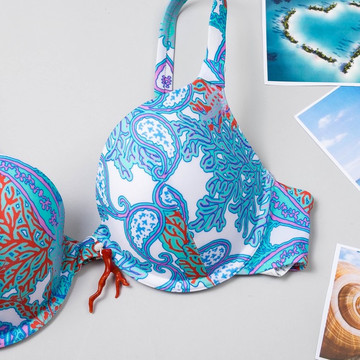 Бюстгальтер купальный женский FIJI SB1009 цвет голубой, р-р 80D