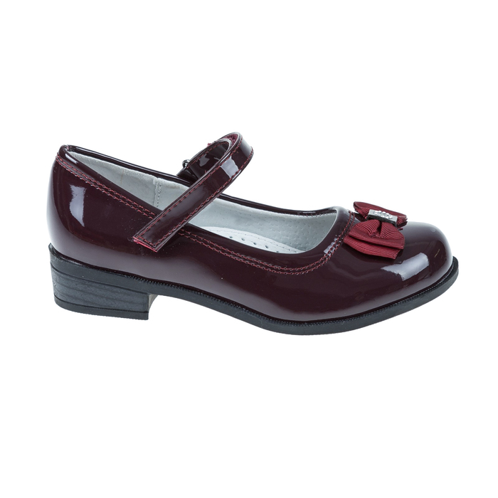 Туфли школьные SC-21069 (бордовый) (р. 28)
