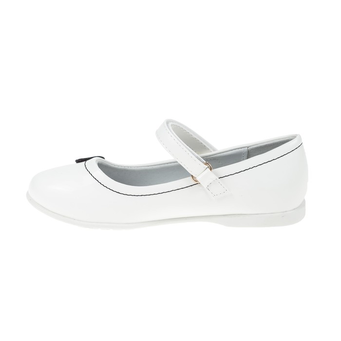 Туфли школьные для девочки SC-21445 (белый) (р. 37)