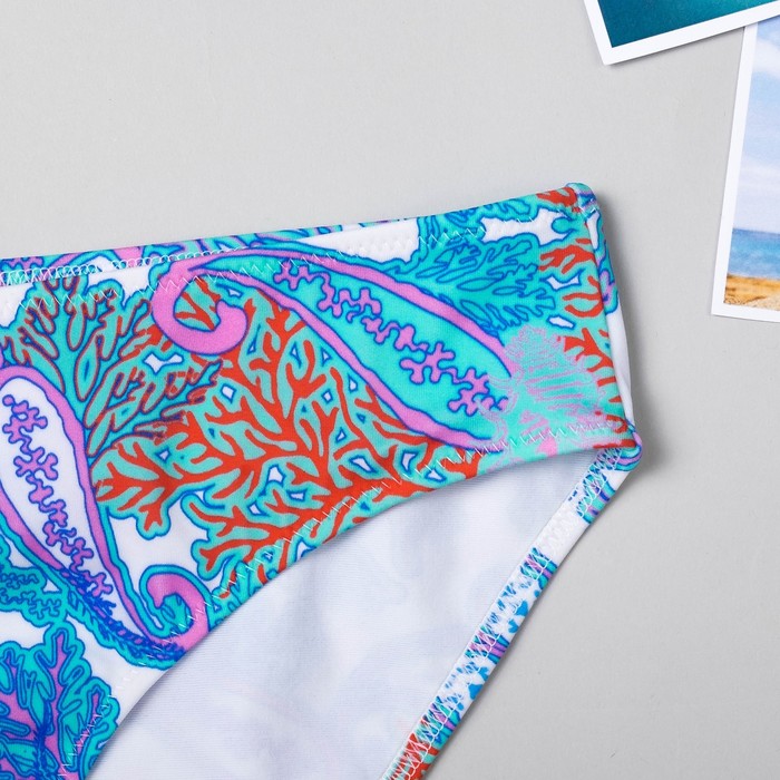 Трусы купальные женские FIJI SP3006 цвет голубой, р-р 46 (98)