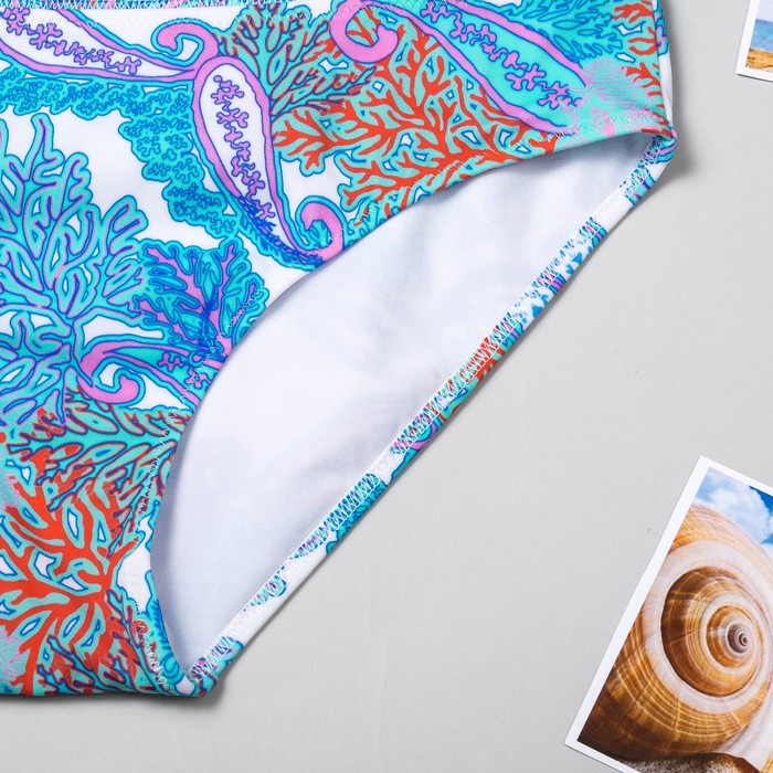 Трусы купальные женские FIJI SP3006 цвет голубой, р-р 46 (98)