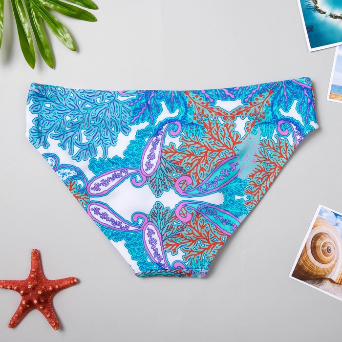Трусы купальные женские FIJI SP3006 цвет голубой, р-р 46 (98)