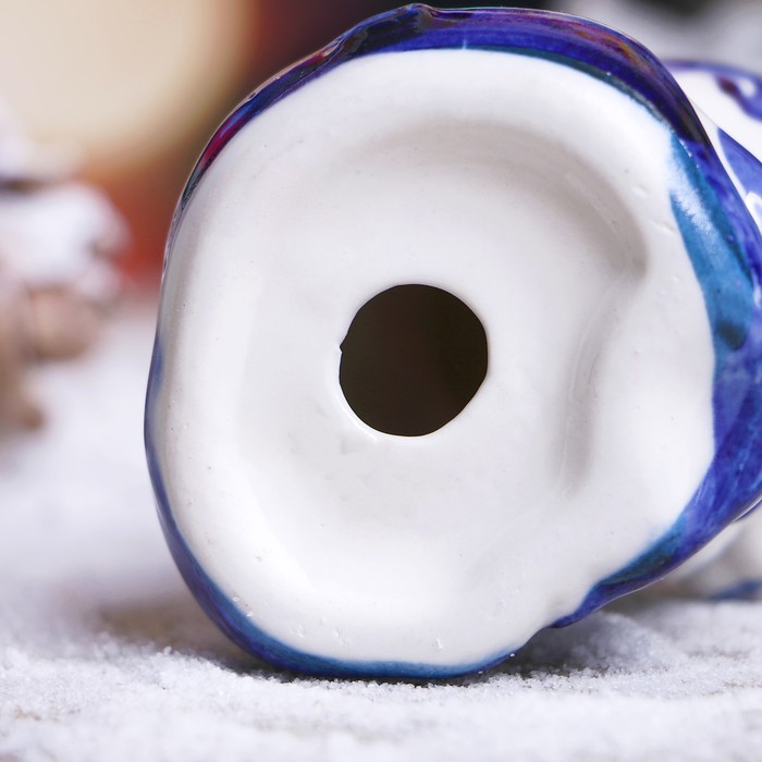 Сувенир «Свинка Груня», 7,5 см, гжель