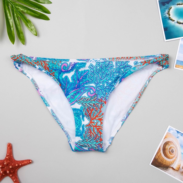 Трусы купальные женские FIJI SP4007 цвет голубой, р-р 44 (94)