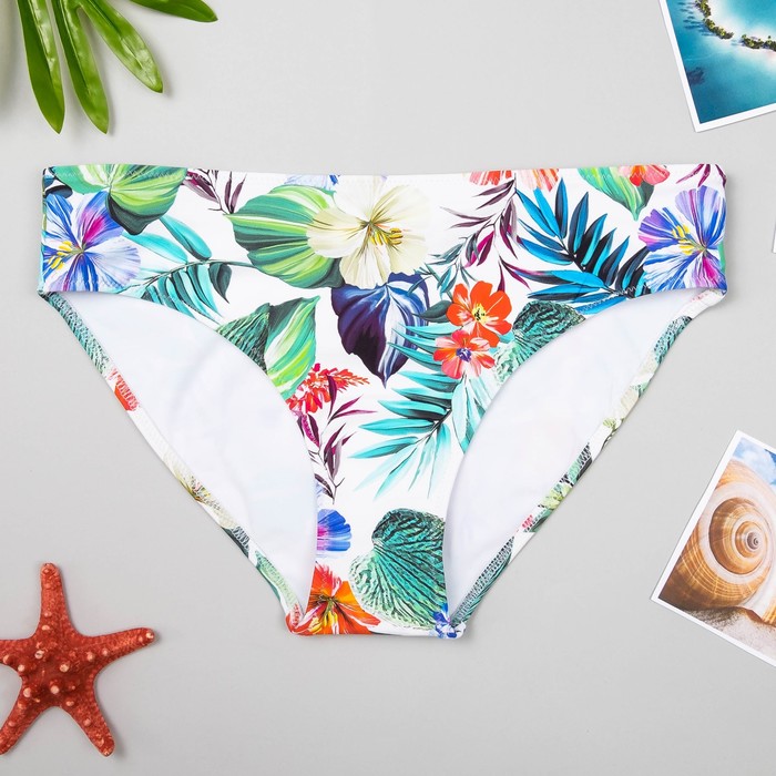 Трусы купальные женские TAHITI SP3001 цвет белый, р-р 48 (102)