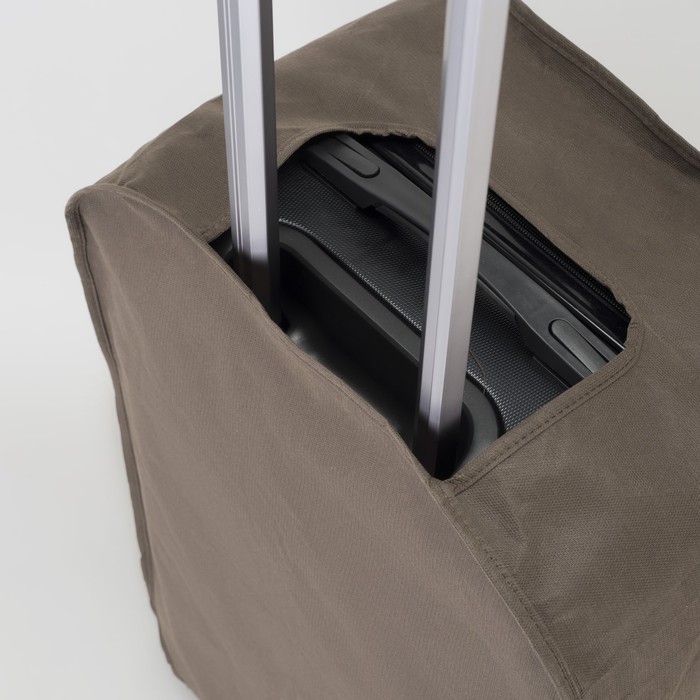 Чехол для чемодана, 20", цвет коричневый