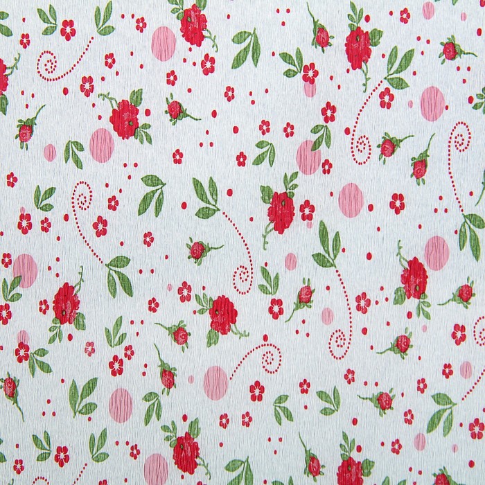 Бумага крепированная «Тысяча оттенков розового», 3 цвета микс, 32 г/м², 50 x 200 см, цена указана за 1 лист