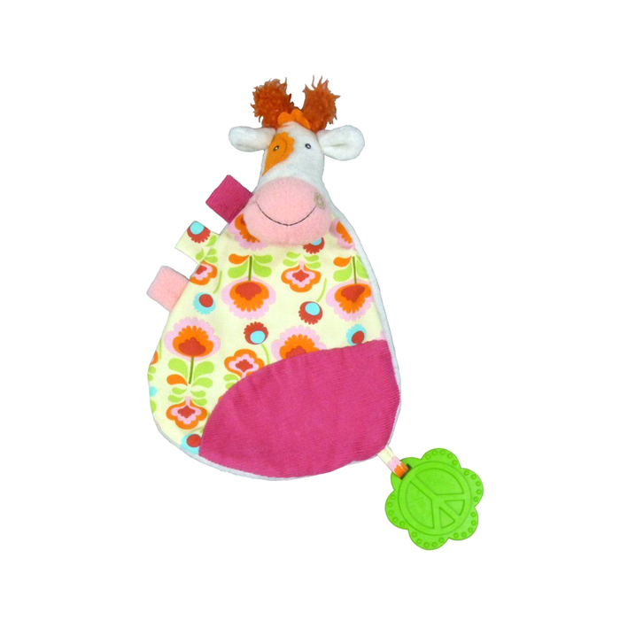 Комфортер с грызунком Ebulobo "Коровка Молли"