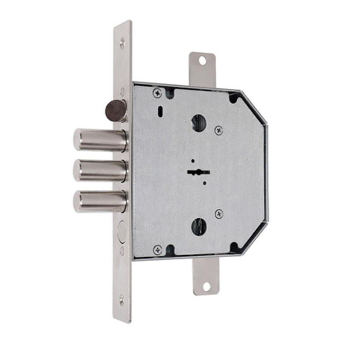 Замок врезной "Сенат" ЗВСЗЗТ-9, правый, с защелкой и задвижкой, б/о, с/т, 5 ключей