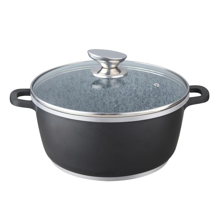 Кастрюля 7,5 л GRANITE с гранитным покрытием