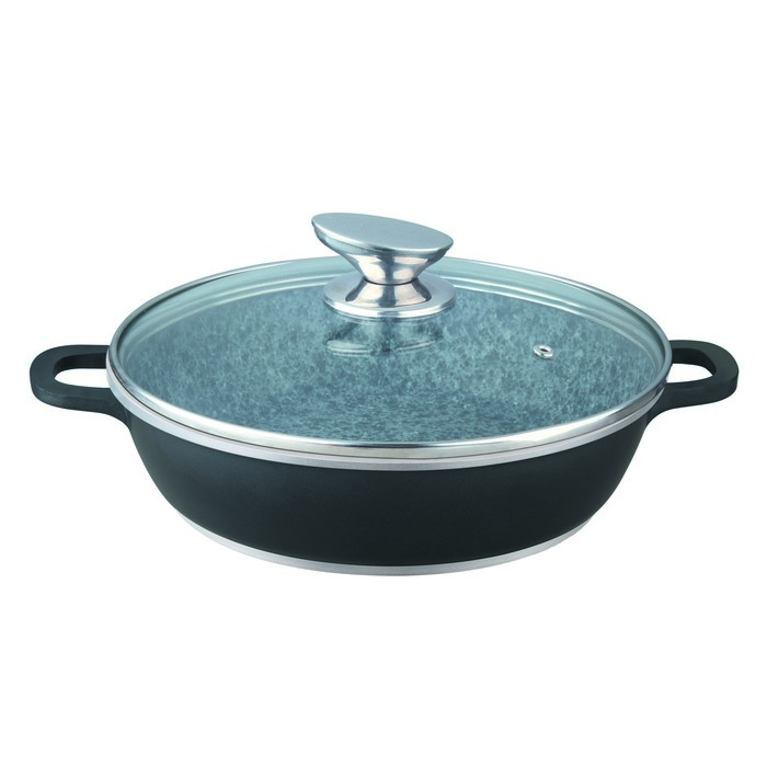 Сотейник 28 см GRANITE с гранитным покрытием