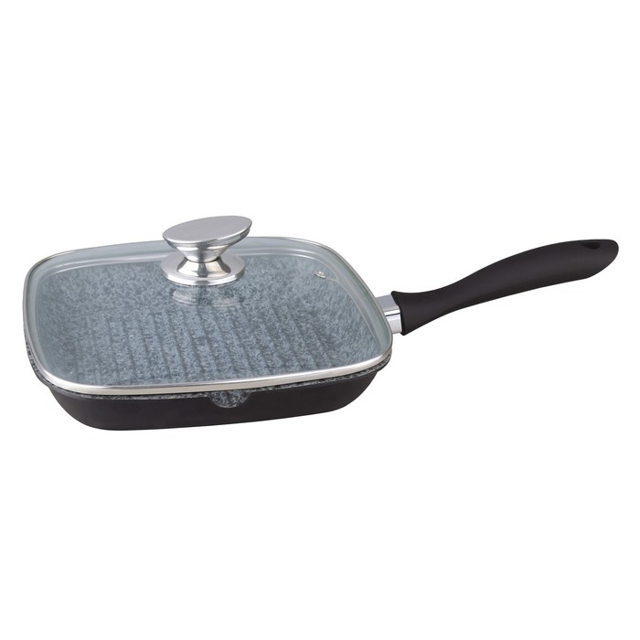 Cковорода-гриль 24 х 4 см GRANITE с гранитным покрытием