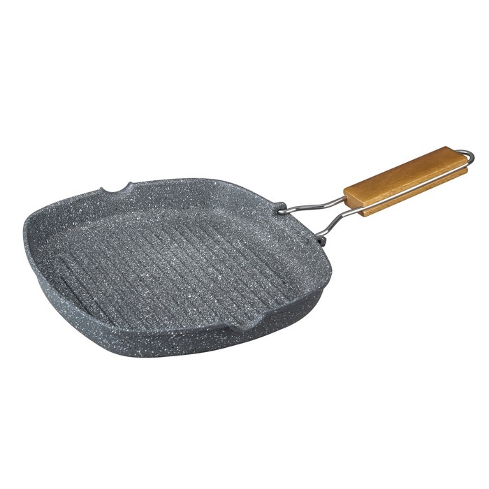 Сковорода-гриль 28 х 4 см мраморное покрытие