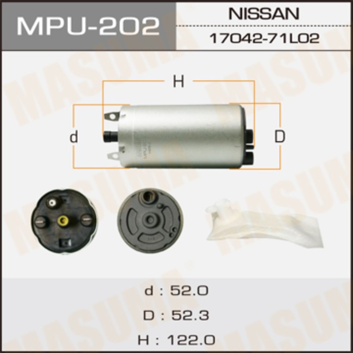 Бензонасос Masuma MPU202