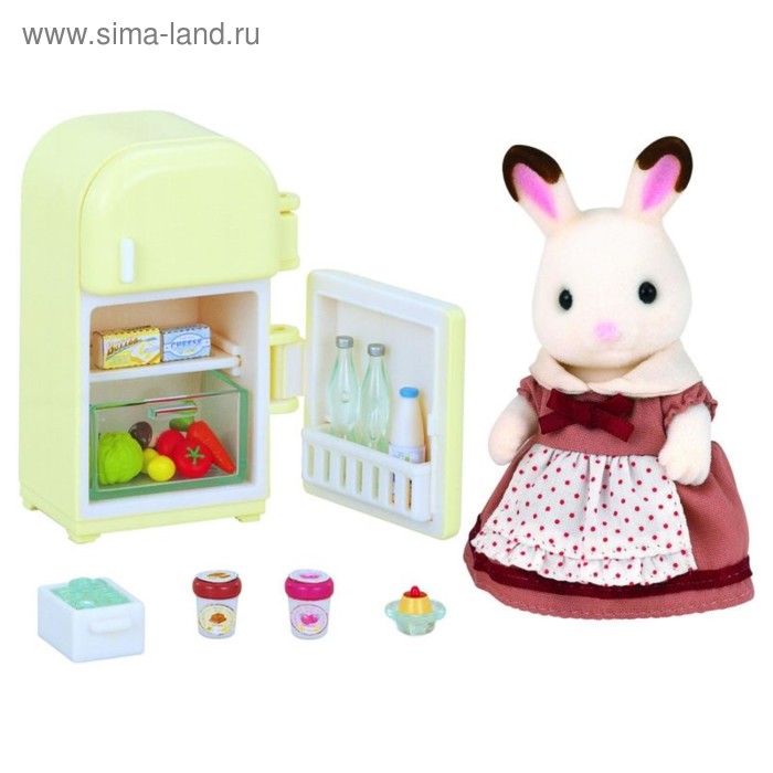 фото Набор «мама кролик и холодильник» sylvanian families