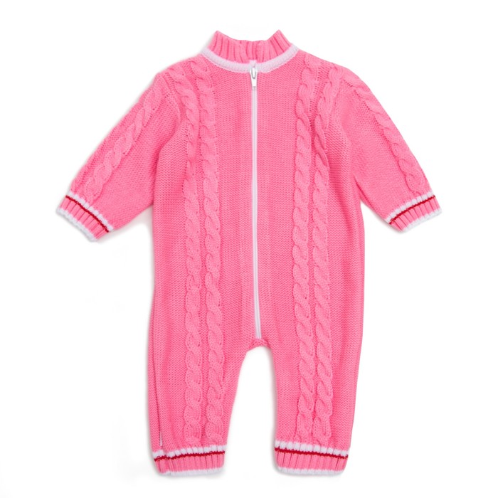 Комбинезон детский, рост 56-62, цвет розовый МИКС 1136_М