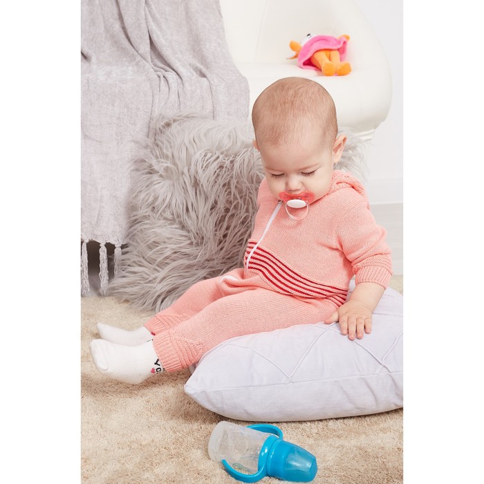 Комбинезон, рост 68-74, цвет персиковый 1406_М