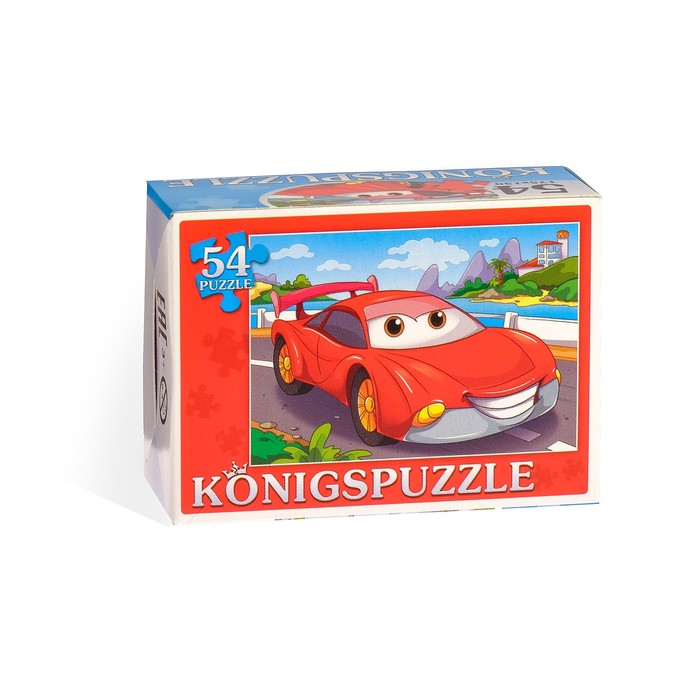 Пазл "Крутые тачки", 54 элемента, МИКС