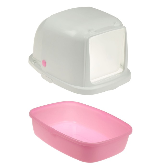 Туалет "Айша" закрытый, 53 х 39 х 40 см, микс цветов