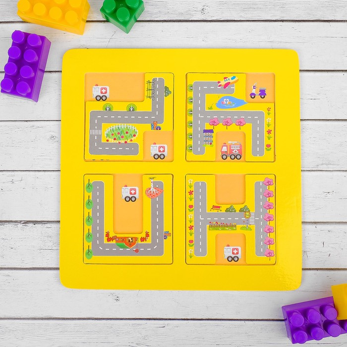 Развивающая игра "Составь картинку. Транспорт"