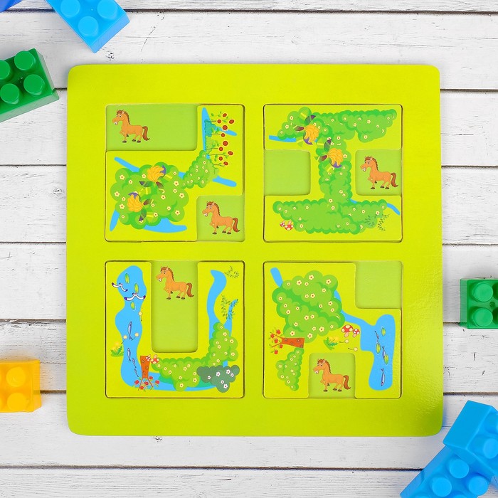 Развивающая игра "Составь картинку. Животные"