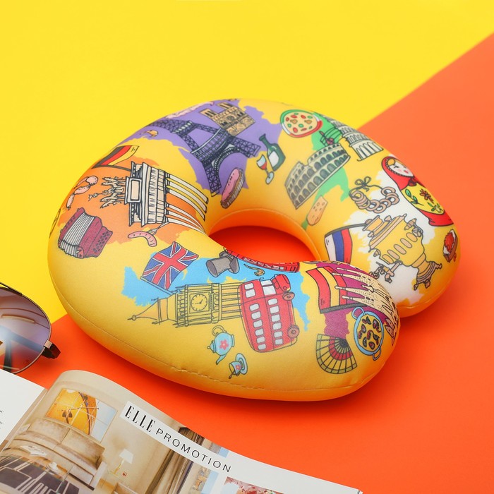 Подголовник-антистресс "Путешествия"