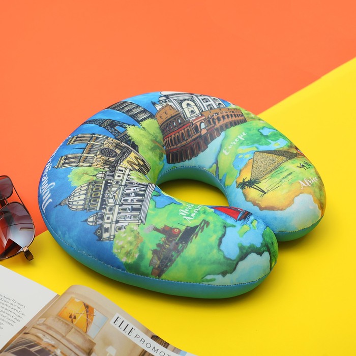 Подголовник-антистресс "Путешествуй"