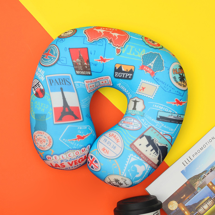 Подголовник-антистресс "Страны мира"