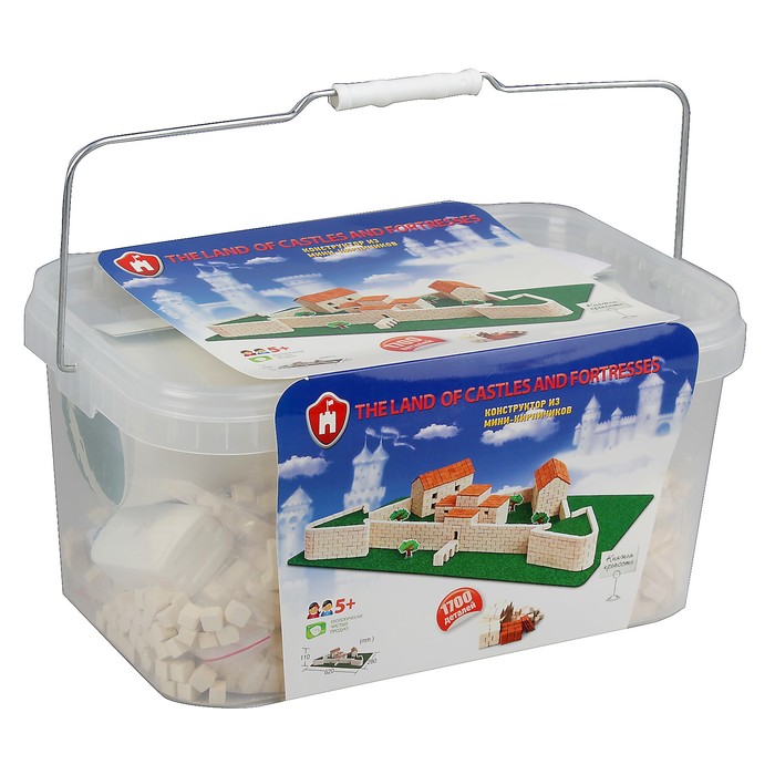 Конструктор керамический "Княжеская крепость", 1700 деталей
