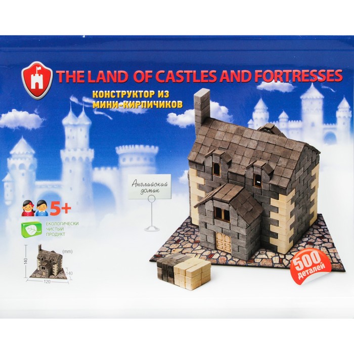 Конструктор керамический "Английский домик", 500 деталей