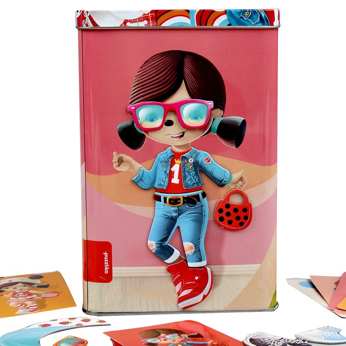 Пазлы магнитные «Куклы», 45 элементов