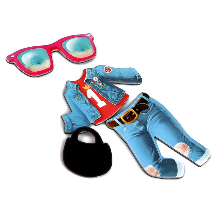 Пазлы магнитные «Куклы», 45 элементов