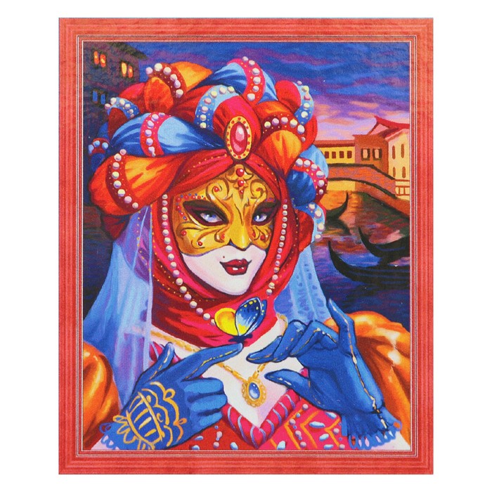 Картина стразами "Венецианская дама"