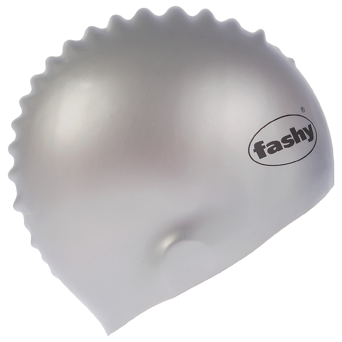 Шапочка для плавания FASHY Silicone Cap, арт.3040-00-12, силикон, цвет серебристый