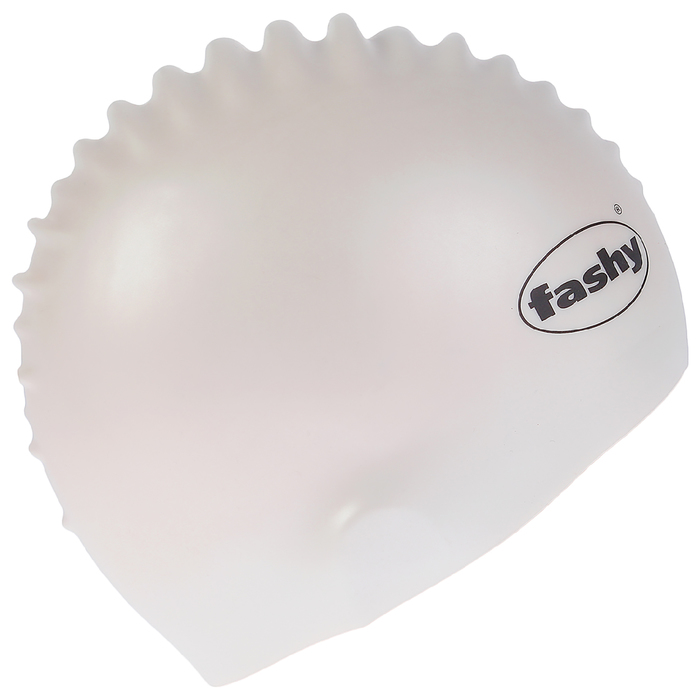 Шапочка для плавания FASHY Silicone Cap, силикон, цвет белый