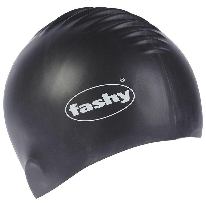 Шапочка для плавания FASHY Silicone Cap, силикон, цвет тёмно-серый