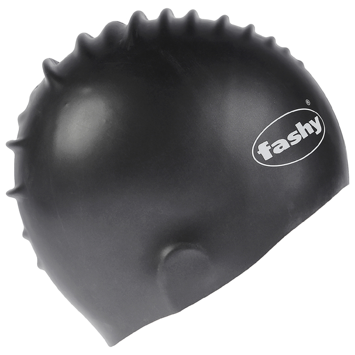 Шапочка для плавания FASHY Silicone Cap, силикон, цвет тёмно-серый