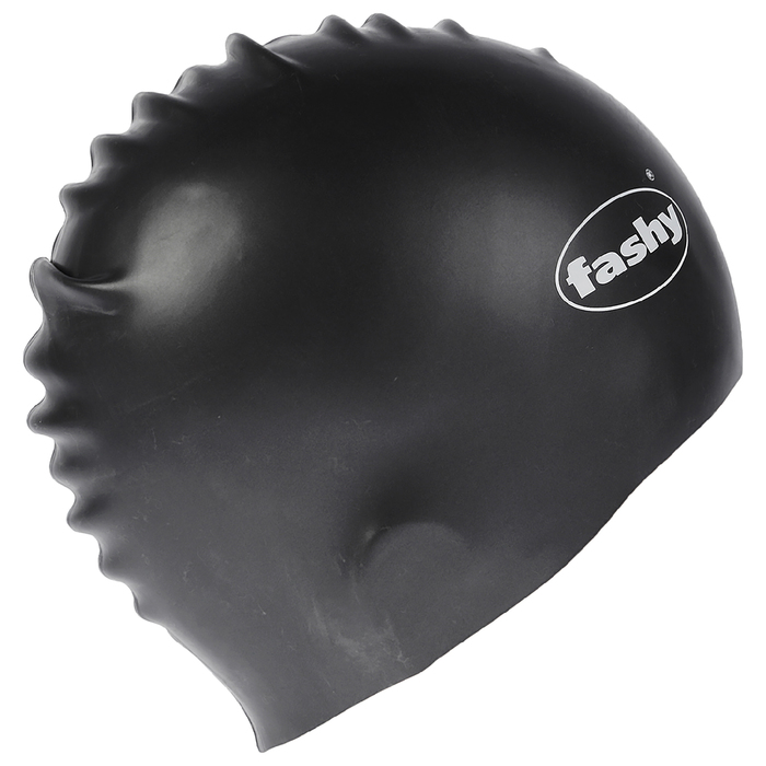 Шапочка для плавания FASHY Silicone Cap, силикон, цвет чёрный